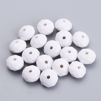 Opaque Acrylic Beads X-SACR-S300-06B-01-1