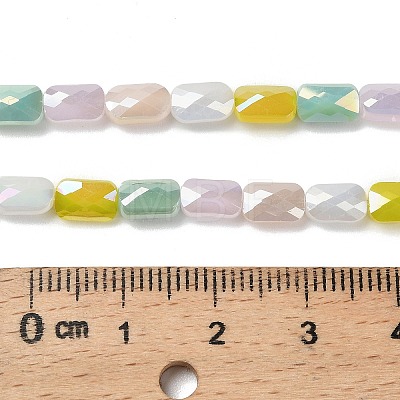 Electroplate Glass Beads Strands EGLA-P065-02A-02-1