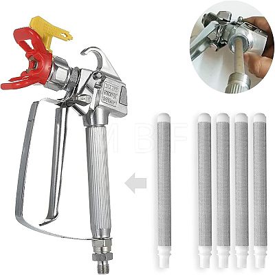 SUPERFINDINGS 20Pcs 201 Stainless Steel 60 Mesh Airless Spray Gun Filter FIND-FH0004-88-1