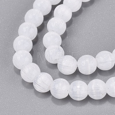 Glass Imitation Cat Eye Beads Strands GLAA-N074-03A-10-1