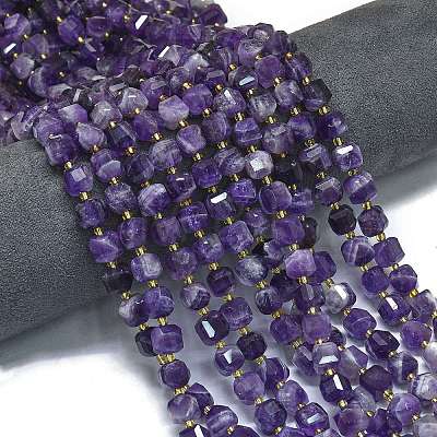 Natural Amethyst Beads Strands G-K389-A09-01-1