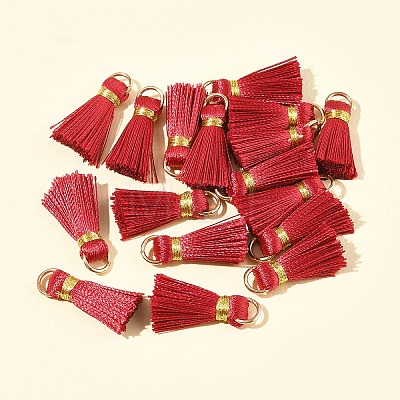 20Pcs Handmade Polycotton(Polyester Cotton) Tassel Decorations FIND-FS0003-27D-1
