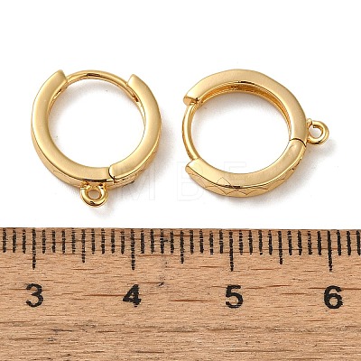 Brass Earring Findings KK-O100-02C-G-1