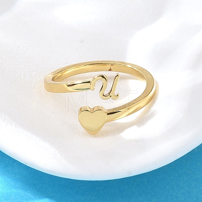 Brass Cuff Rings for Women RJEW-U044-U-1