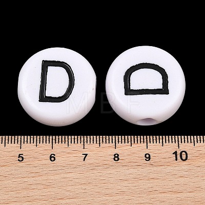 Opaque Acrylic European Beads AC-CBA3BDD-01D-1