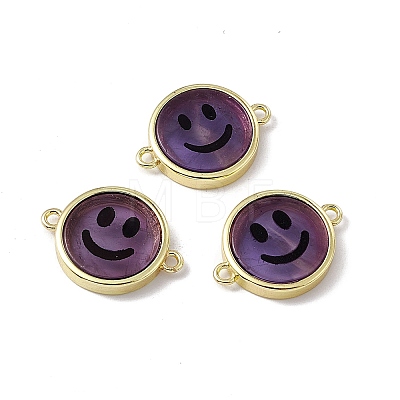 Natural & Synthetic Mixed Stone Connector Charms G-G977-07G-1