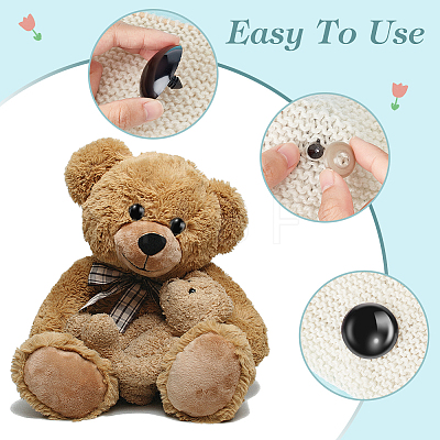 Resin Doll Craft Eyes DOLL-WH0001-14E-01-1