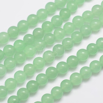 Natural & Dyed Malaysia Jade Bead Strands X-G-A146-8mm-A26-1