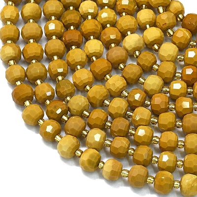 Natural Mookaite Beads Strands G-K389-E44-01-1