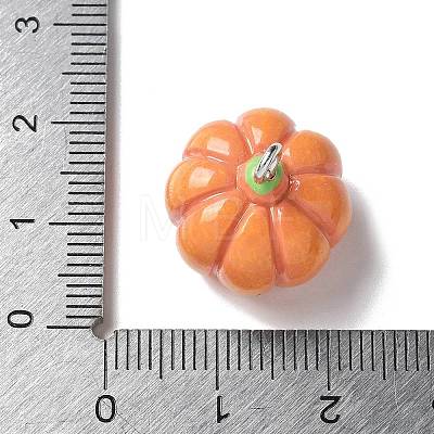 Resin Iron Pendants RESI-D280-01-1