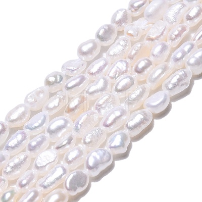 Natural Cultured Freshwater Pearl Beads Strands X-PEAR-N014-03F-1