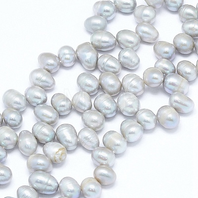 Natural Cultured Freshwater Pearl Beads Strands PEAR-G004-03C-01A-1