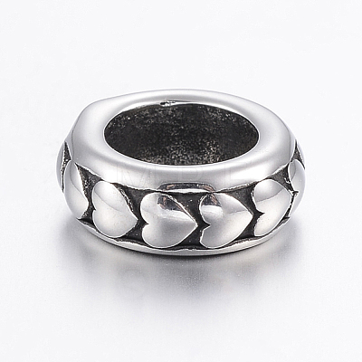 304 Stainless Steel Beads STAS-H440-144AS-1