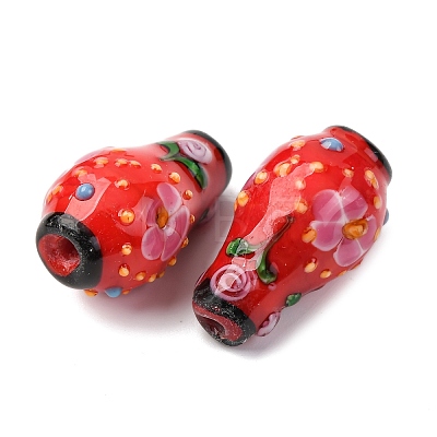 Handmade Lampwork Beads LAMP-F041-01C-1