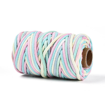 Segment Dyed Polycotton Macrame Cord OCOR-T017-03G-1