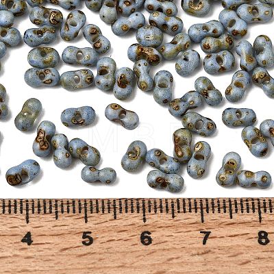 Opaque Glass Beads GL-CBA31A4-02B-1