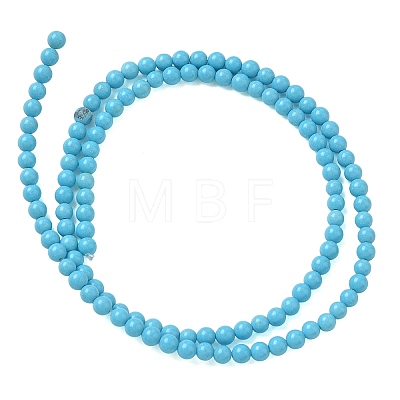 Synthetic Turquoise Beads Strands GG-CBA391B-03B-01-1