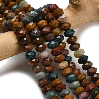 Natural Ocean Agate/Ocean Jasper Beads Strands G-Z111-A53-1