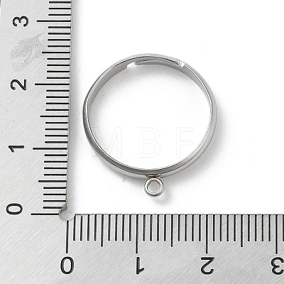 304 Stainless Steel Open Cuff Rings Findings STAS-K278-03P-1