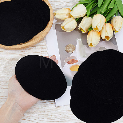 22Pcs Flocking Cloth Fabric Appliques Iron On Patches DIY-CY0003-76A-1