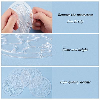 Acrylic Embroidery Tool DIY-WH0028-92-1