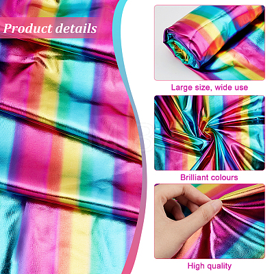 Polyester Spandex Stretch Fabric DIY-WH0002-56D-1