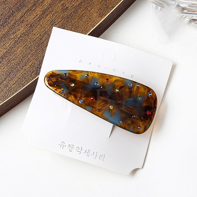 Cellulose Acetate Snap Hair Clips for Women Girls PW-WG03F65-03-1