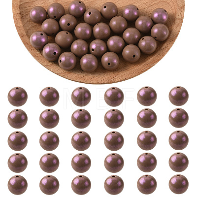 30Pcs Round Silicone Beads SIL-SZ0004-23A-1