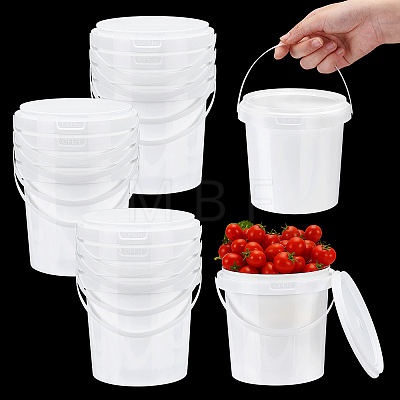 12Pcs Plastic Storage Bucket AJEW-TW0001-22A-1