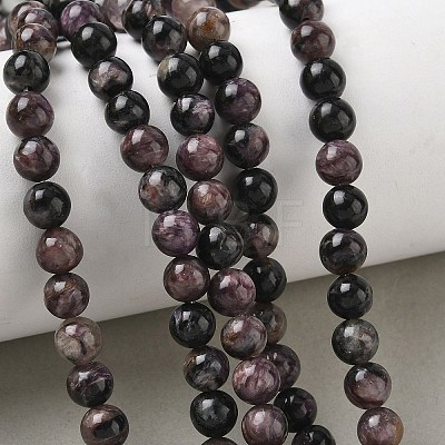Natural Charoite Beads Strands GG-CBA6BAC-A05-1