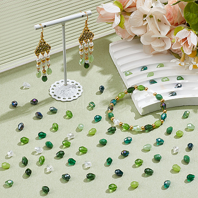 11 Strands 11 Colors Mixed Styles Glass Beads Strands EGLA-SC0001-69B-1