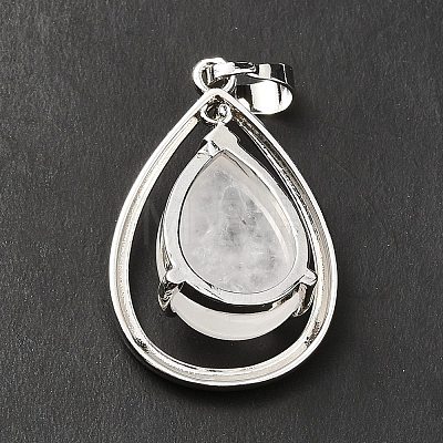 Natural Quartz Crystal Pendants G-B033-04P-20-1