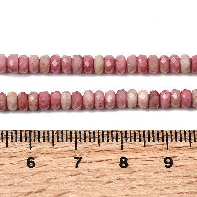 Natural Rhodonite Beads Strands X-G-G343-A01-2x4mm-1