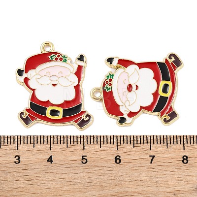 Christmas Theme Rack Plating Alloy Pendants FIND-M020-04G-02-1