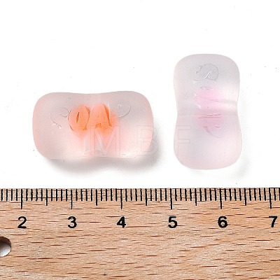 Transparent Acrylic Beads OACR-A032-04-1