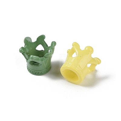 Baking Paint Opaque Acrylic Beads OACR-D316-06-1
