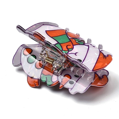 Christmas PVC Claw Hair Clips for Women Girls PHAR-Z007-01C-1