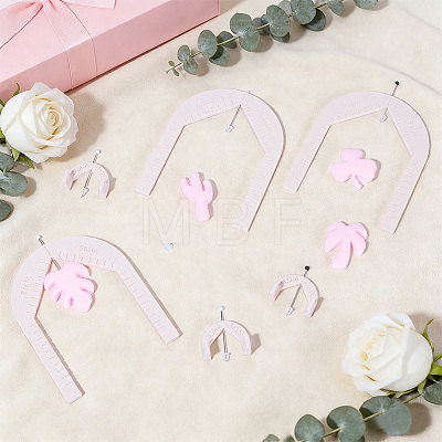 6Pcs PLA Clay Earring Drilling Guide Tool DIY-UN0008-54-1