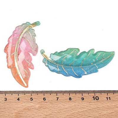 Gradient Colors Acrylic Big Pendants AC-CBAC7C8-01A-1