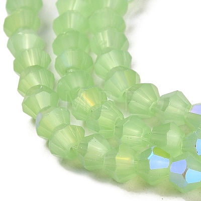 Imitation Jade Electroplate Glass Beads Strands EGLA-A039-J2mm-L01-1