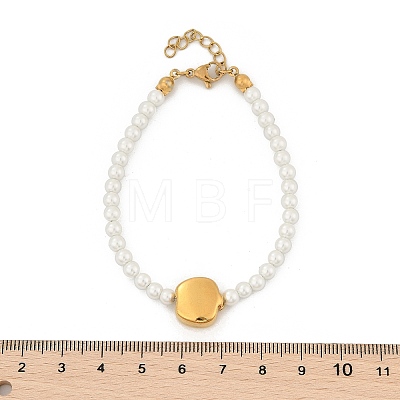 Plastic Imitation Pearl Beads Bracelets for Women BJEW-M056-11G-1