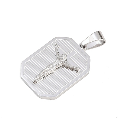 304 Stainless Steel Pendants STAS-B137-12P-1
