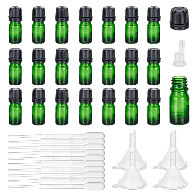 24 Sets Empty Glass Essential Oil Bottles MRMJ-BC0003-37A-1