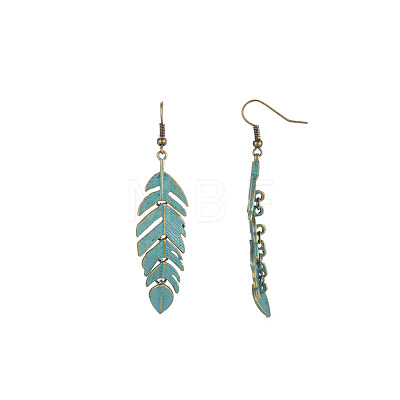 Bohemian Alloy Dangle Earrings WGA91CB-01-1