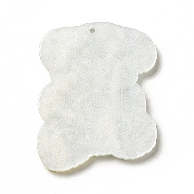 Printed Opaque Acrylic Pendants SACR-G031-01F-1