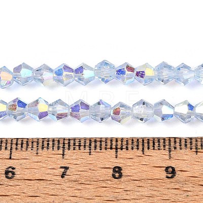Transparent Glass Beads Strands EGLA-N021-4mm-01-1