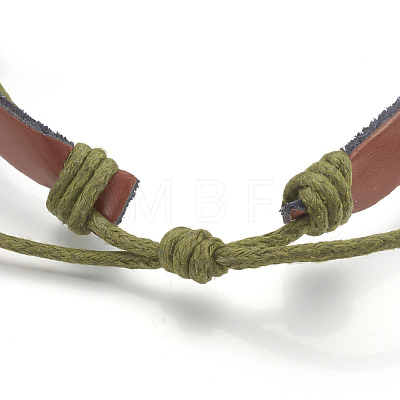 Imitation Leather Bracelet Making MAK-R023-05-1