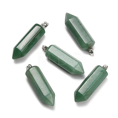 Natural Green Aventurine Pendants GG-CBAA0EE-02P-04-1
