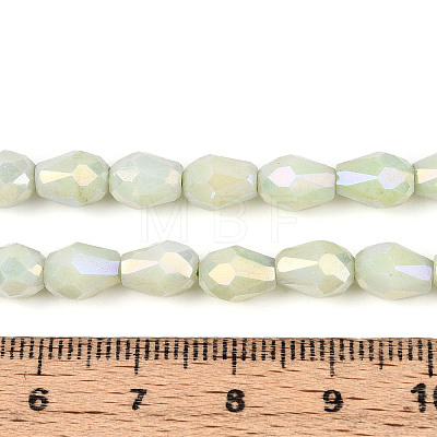 Anti-Tarnish Electroplate Glass Beads Strands GLAA-T025-13A-04-1