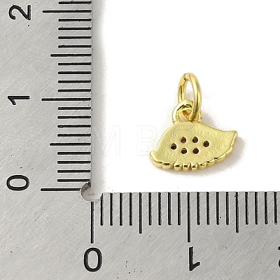 Brass Micro Pave Cubic Zirconia Charms KK-M283-19A-02-1